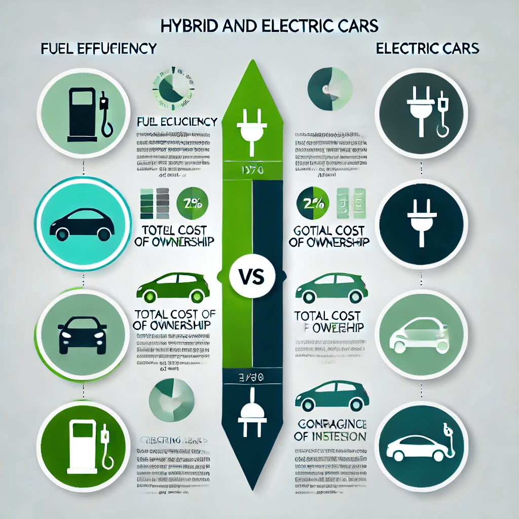 เปรียบเทียบรถยนต์ไฮบริดและไฟฟ้า